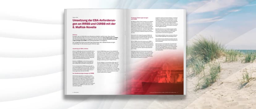 Umsetzung der EBA-Anforderungen an IRRBB und CSRBB mit der 8. MaRisk-Novelle