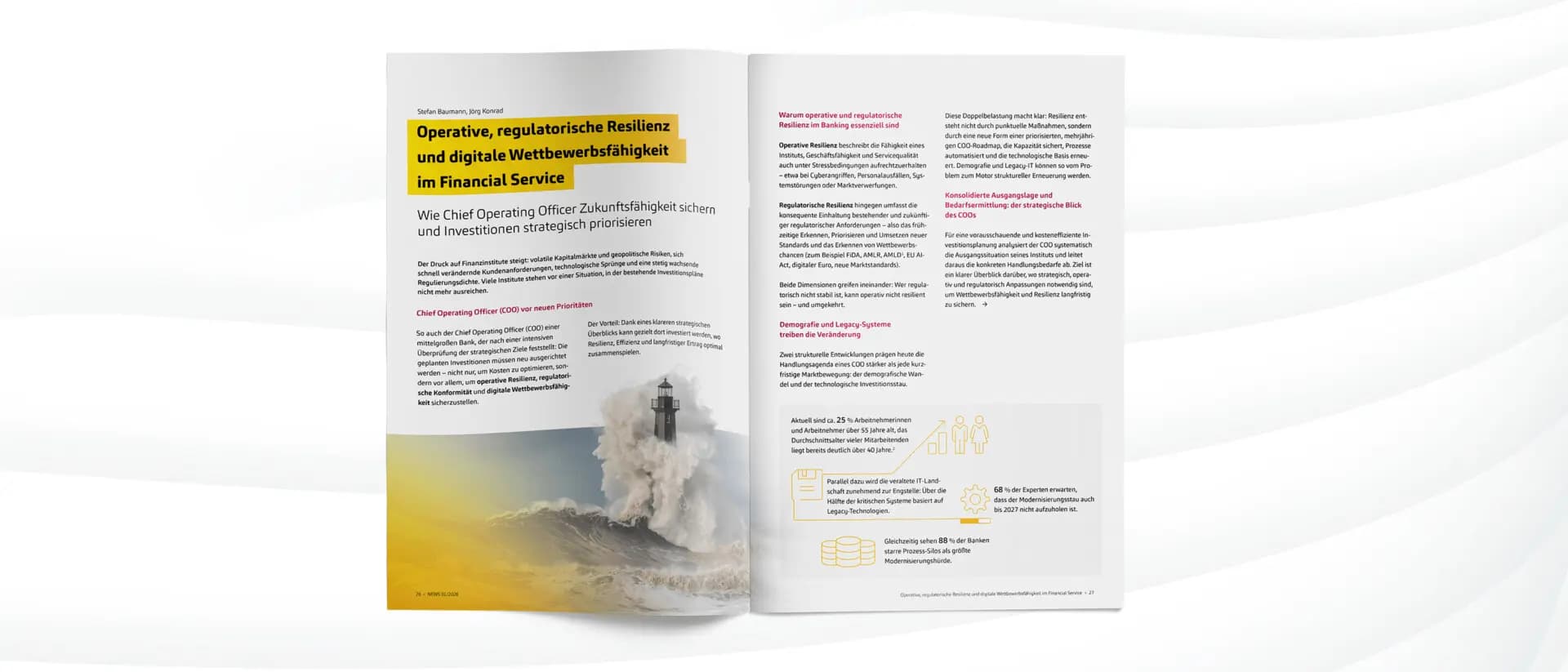 Operative Resilienz, regulatorische Resilienz und digitale Wettbewerbsfähigkeit im Financial Service